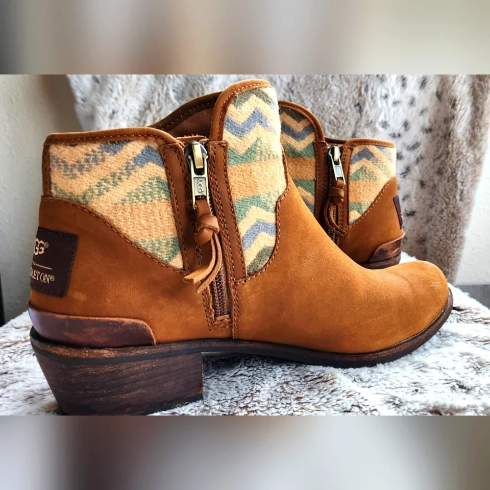 Ugg Pendleton ankle boots size 7.5 - Picture 2 of 16